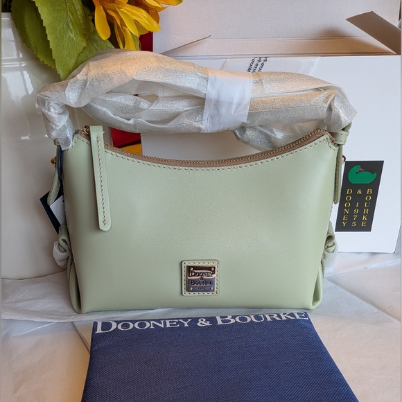 Dooney & Bourke Penrose Hobo Crossbody 22 in PISTACHIO - NWT - Picture 2 of 7